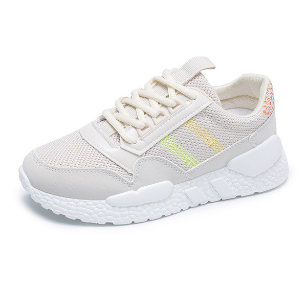 Sport-alkalmi női tornacipő színes nyárival több színben