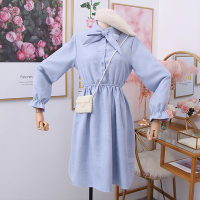 Rochie de dama modern model nou cu guler clasic in mai multe culori