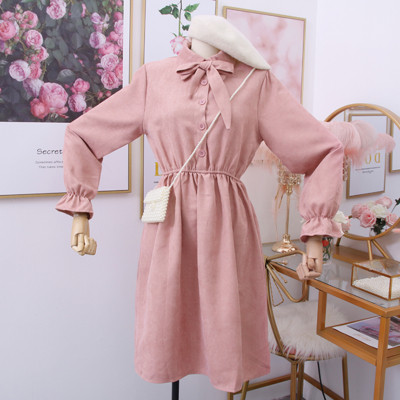 Rochie de dama modern model nou cu guler clasic in mai multe culori