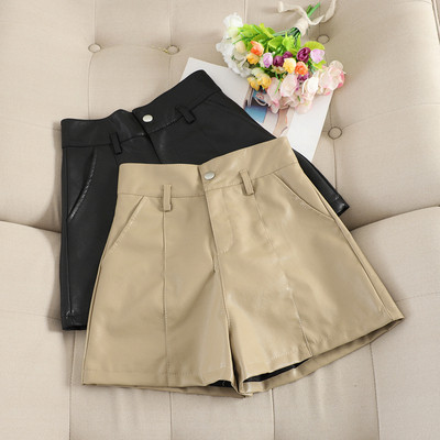 Μοντέρνα γυναικεία σορτς με ψηλή μέση σε δύο χρώματα