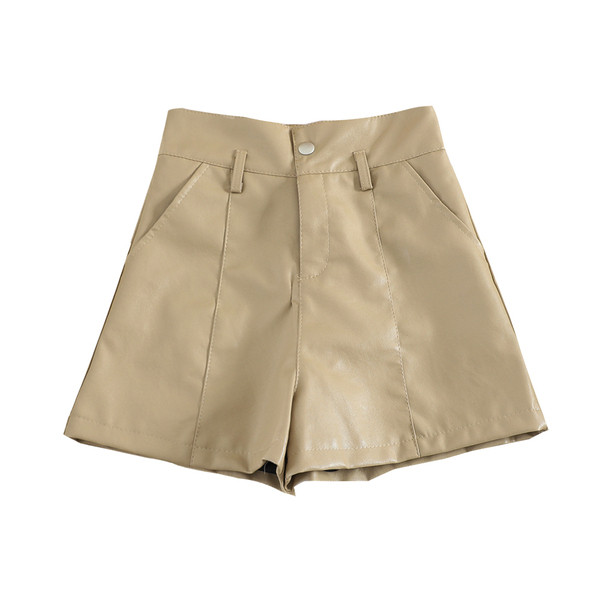 Μοντέρνα γυναικεία σορτς με ψηλή μέση σε δύο χρώματα