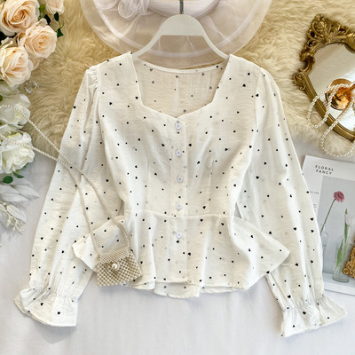 Modern női ing gombokkal, többféle színben