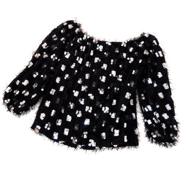 Νέο μοντέλο γυναικείο πουλόβερ με μανίκια και πούλιες σε διάφορα χρώματα