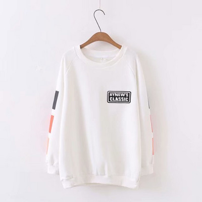 Casual Γυναικείο μπλούζα με μακρύ μανίκι με O-λαιμόκοψη σε τρία χρώματα