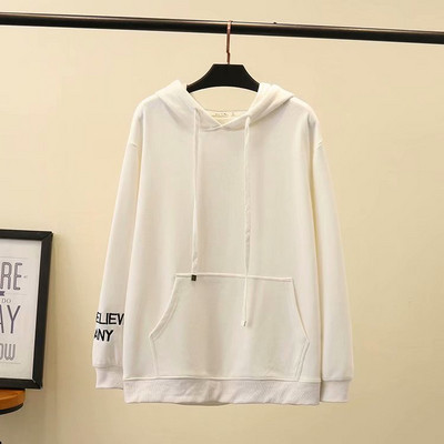 Hanorac zilnic de damă cu glugă și cravate în cinci culori