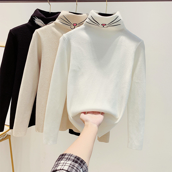 Μοντέρνα γυναικεία μπλούζα με κολάρο σε τρία χρώματα