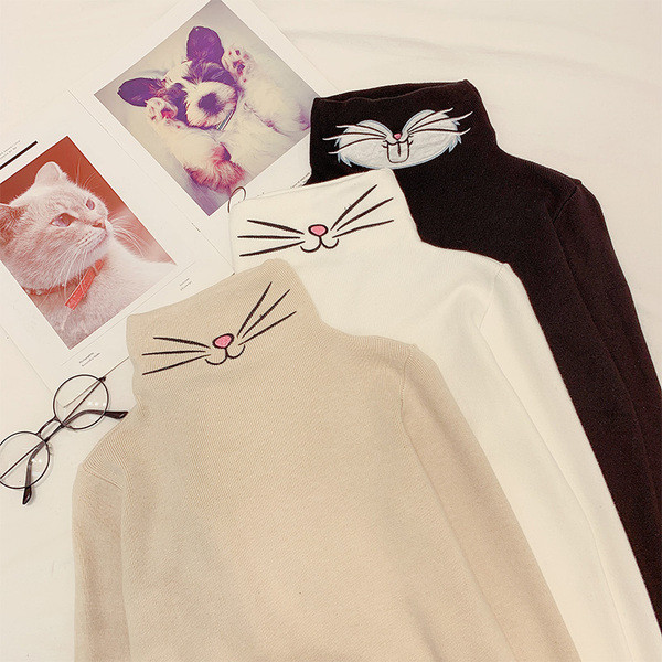 Μοντέρνα γυναικεία μπλούζα με κολάρο σε τρία χρώματα