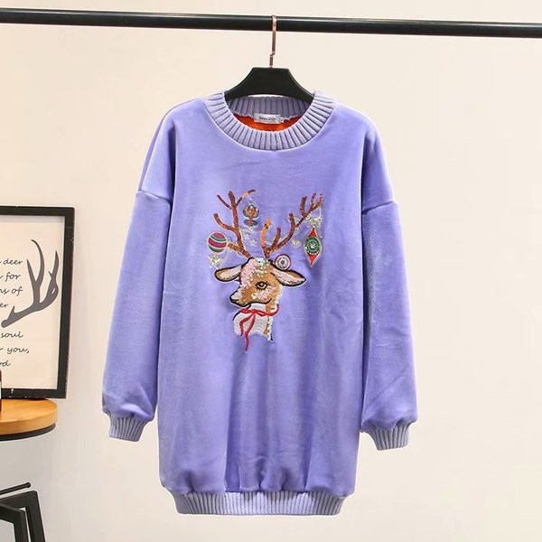 Καθημερινή  γυναικεία μπλούζα με μακριά μανίκια και κεντήματα σε τέσσερα χρώματα