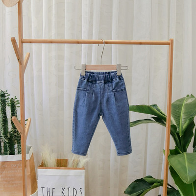 Model nou de blugi copii pentru baieti cu buzunare in negru si albastru