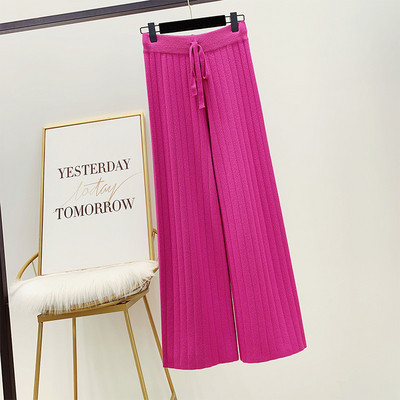 Καθημερινό γυναικείο παντελόνι  με ψηλή μέση σε διάφορα χρώματα