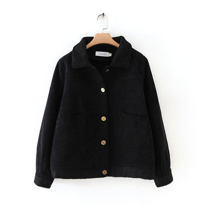 Palton scurt de dama zilnic cu buzunare si nasturi in trei culori