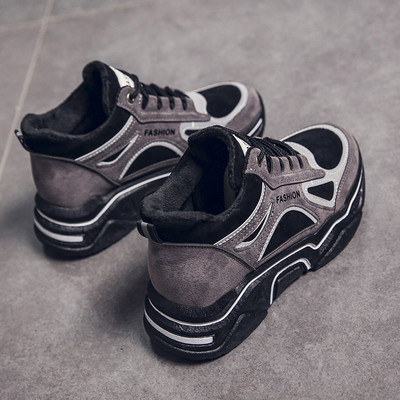 Γυναικεία casual αθλητικά πάνινα παπούτσια με χοντρή πλατφόρμα