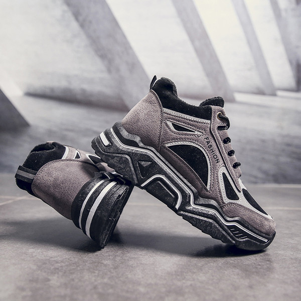 Γυναικεία casual αθλητικά πάνινα παπούτσια με χοντρή πλατφόρμα