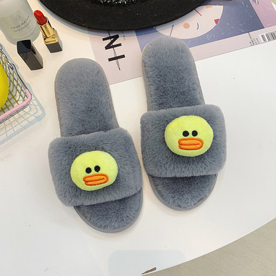 Modern női otthoni papucs 3D - elemmel több színben