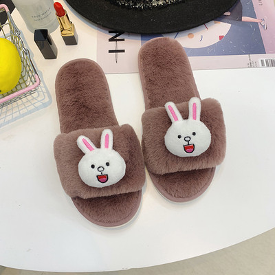 Modern női otthoni papucs 3D - elemmel több színben