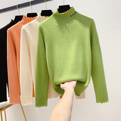 Γυναικεία μπλούζα με ψηλό γιακά σε διάφορα χρώματα