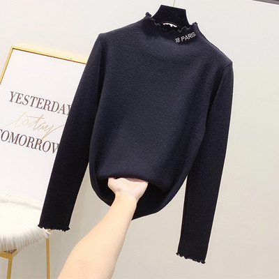 Γυναικεία μπλούζα με ψηλό γιακά σε διάφορα χρώματα