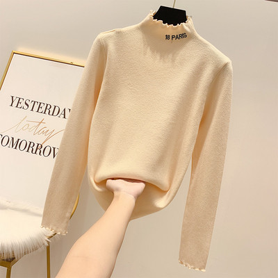 Γυναικεία μπλούζα με ψηλό γιακά σε διάφορα χρώματα