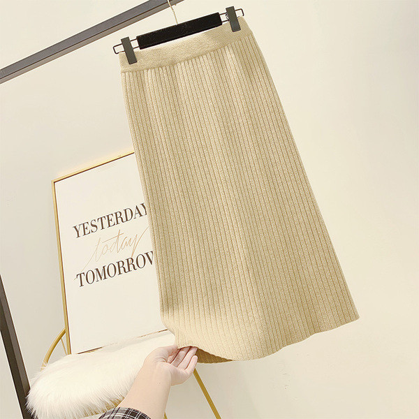 Fusta de dama moderna cu talie inalta in mai multe culori