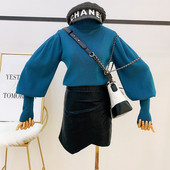 Γυναικείο πουλόβερ με φαρδιά μανίκια σε διάφορα χρώματα