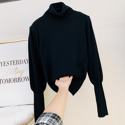 Γυναικείο πουλόβερ με φαρδιά μανίκια σε διάφορα χρώματα