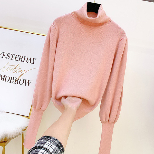 Γυναικείο πουλόβερ με φαρδιά μανίκια σε διάφορα χρώματα