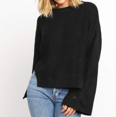 Modern női aszimmetrikus hosszú ujjú pulóver több színben