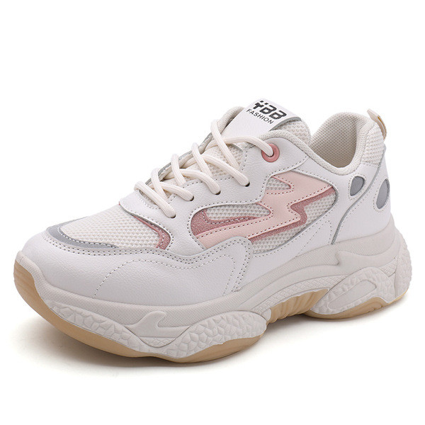 Μοντέρνα  γυναικεία αθλητικά παπούτσια με σκληρή σόλα σε πολλά χρώματα