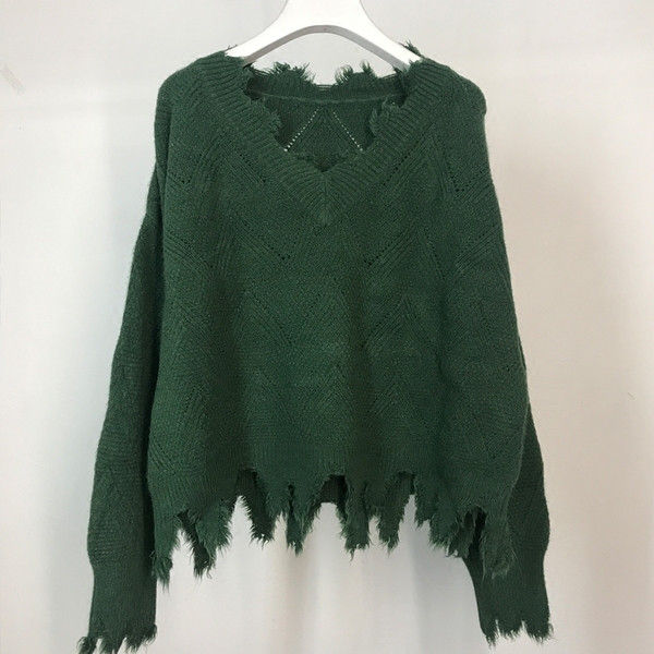 Νέο μοντέλο μοντέρνο γυναικείο  πουλόβερ με λαιμόκοψη σε διάφορα χρώματα