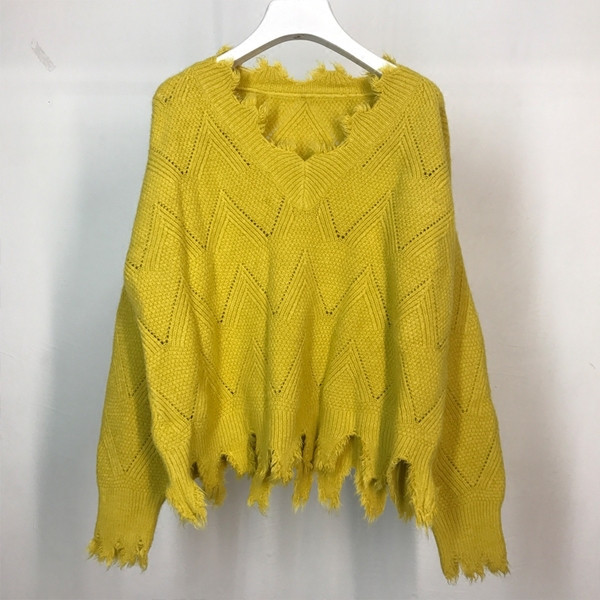 Νέο μοντέλο μοντέρνο γυναικείο  πουλόβερ με λαιμόκοψη σε διάφορα χρώματα