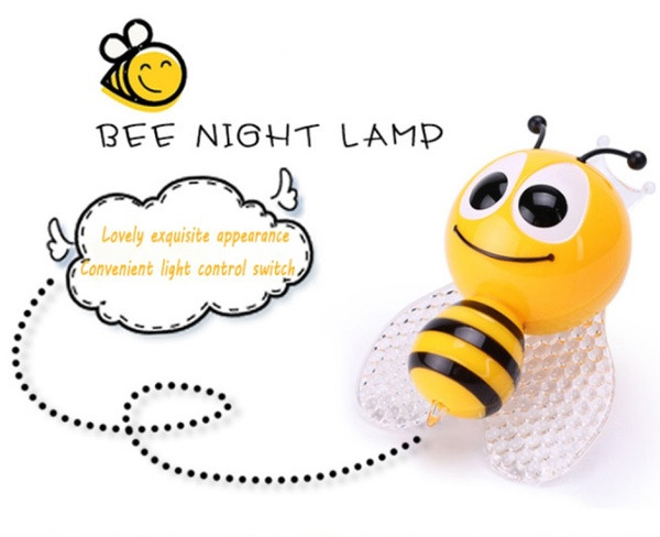 Нощна лампа във формата на пчела 
