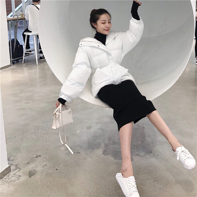 Hosszú téli kabát három színben övvel