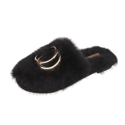 Γυναικείες παντόφλες με μεταλλικό στοιχείο - διάφορα χρώματα