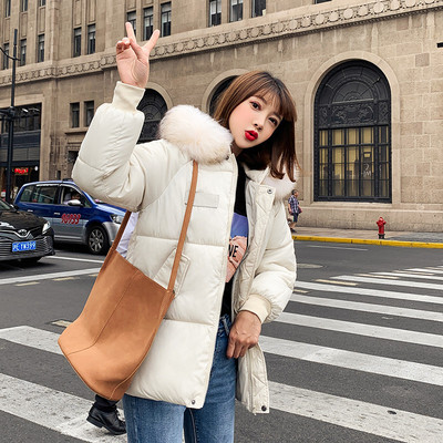 Modern női téli kabát kapucnival, több színben