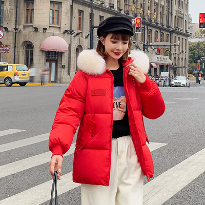 Modern női téli kabát kapucnival, több színben