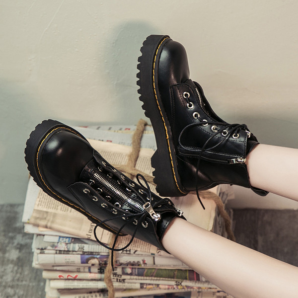 Cizme de dama cu talpa plate si sireturi in mai multe culori