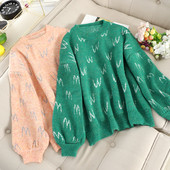 Pulover de dama modern cu decolteu oval in mai multe culori