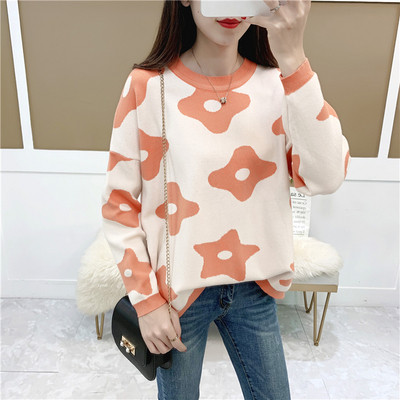 Νέο μοντέλο μοντέρνο γυναικείο πουλόβερ σε πορτοκαλί, κίτρινο, πράσινο και μπλε χρώμα