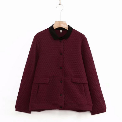 Καθημερινό γυναικείο κοντό παλτό με τσέπες και κλασικό γιακά σε τρία χρώματα