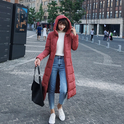 Μοντέρνο γυναικείο μακρύ μπουφάν με κουκούλα και φερμουάρ σε διάφορα χρώματα - μεγέθους μέχρι 6XL