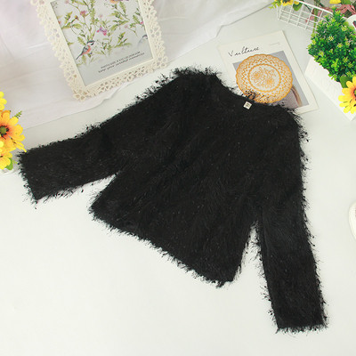 Γυναικείο πουλόβερ  σε τέσσερα χρώματα με οβάλ ντεκολτέ