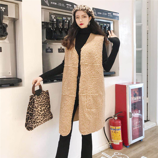 Μακρύ καθημερινό γιλέκο σε τρία χρώματα