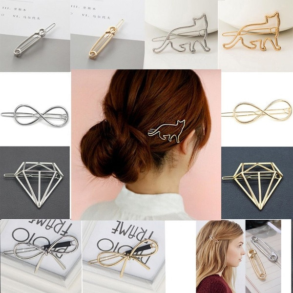 Κομψά γυναικεία αξεσουάρ μαλλιών σε ασημί και χρυσό χρώμα