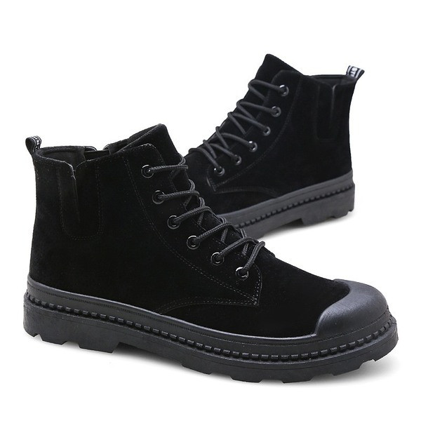 Modern férfi tornacipő fekete, szürke és lila fűzővel