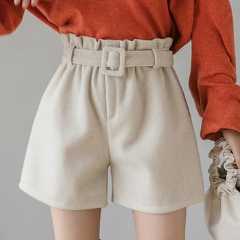 Fashion Ladies Shorts Υψηλή μέση σε μπεζ, καφέ και μαύρο