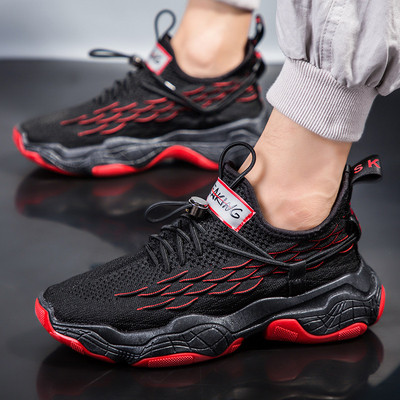 Casual ανδρικά αθλητικά παπούτσια δύο μοντέλα με δεσμούς σε διάφορα χρώματα