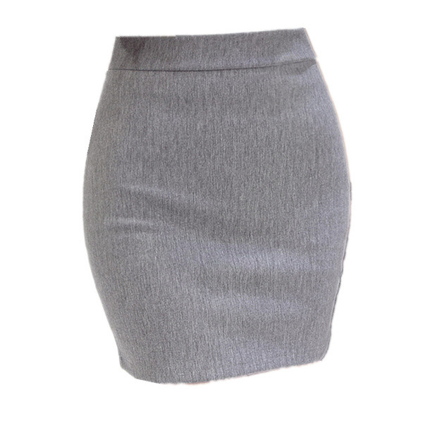 Κομψή γυναικεία φούστα σε γκρι, κόκκινο και μαύρο χρώμα