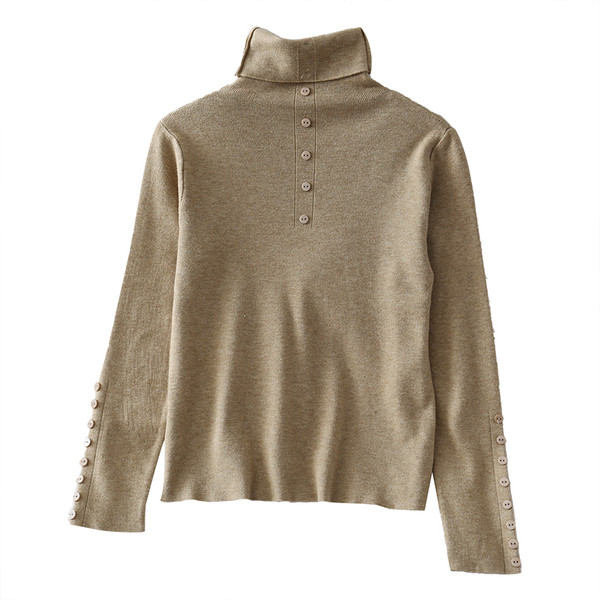 Μοντέρνα γυναικεία μπλούζα με κολάρο και κουμπιά σε διάφορα χρώματα