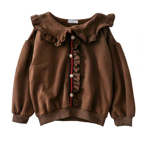 Alkalmi női pulóver gyöngyökkel barna, fekete és kék színben