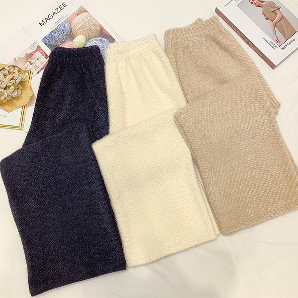 Casual γυναικεία παντελόνια με ελαστική ζώνη σε διάφορα χρώματα
